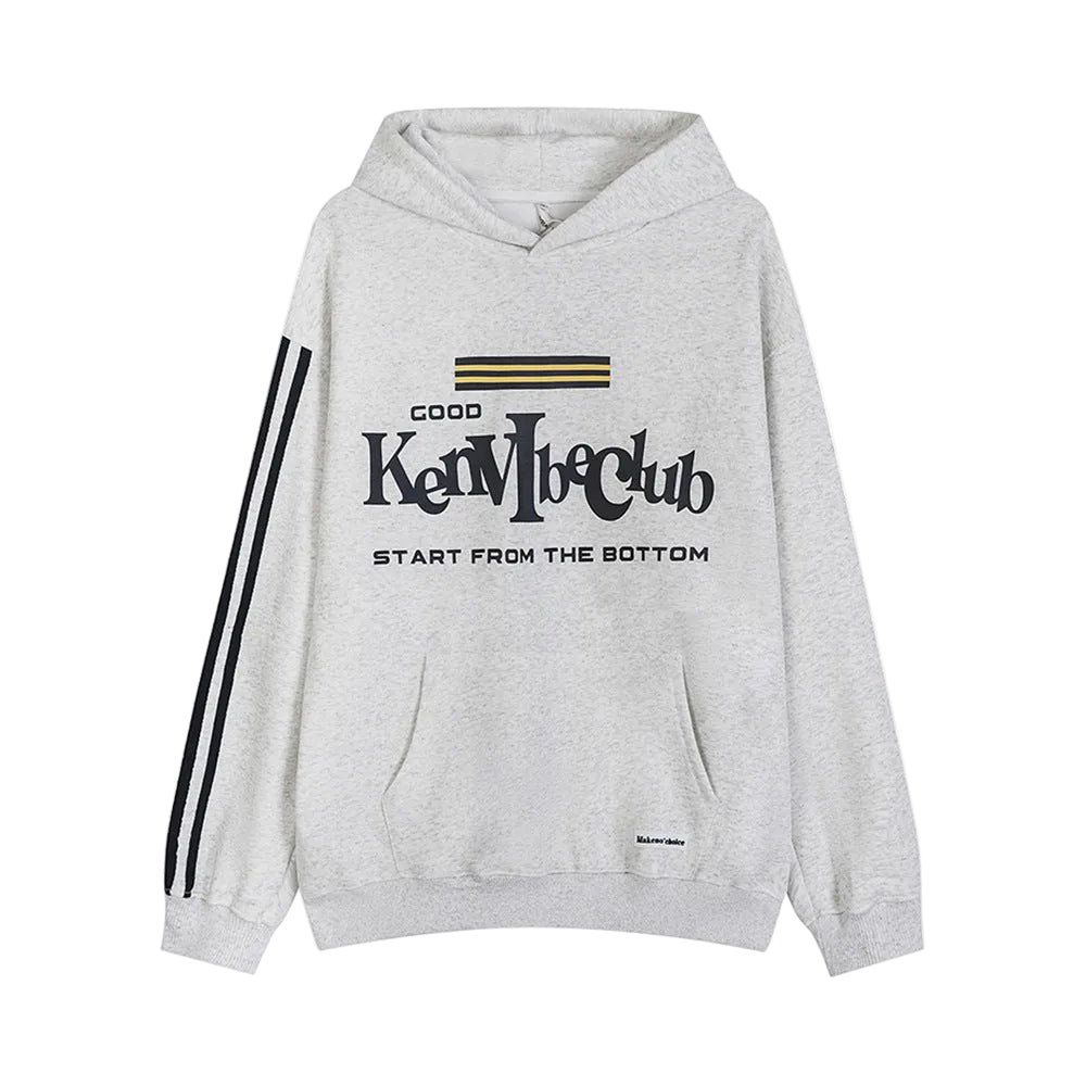 Men’s American Letter Print Pullover Sweatshirt